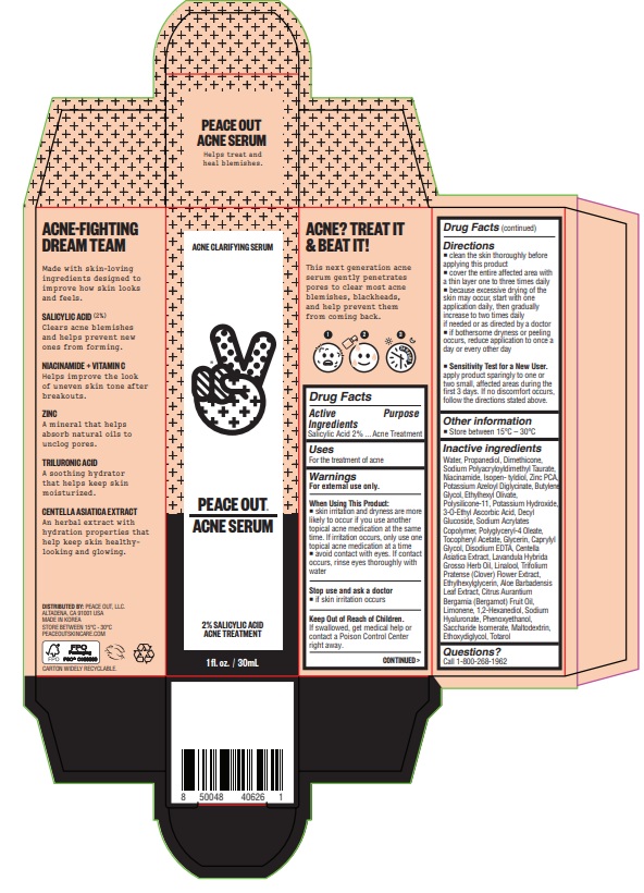 Pill image for peace out acne serum