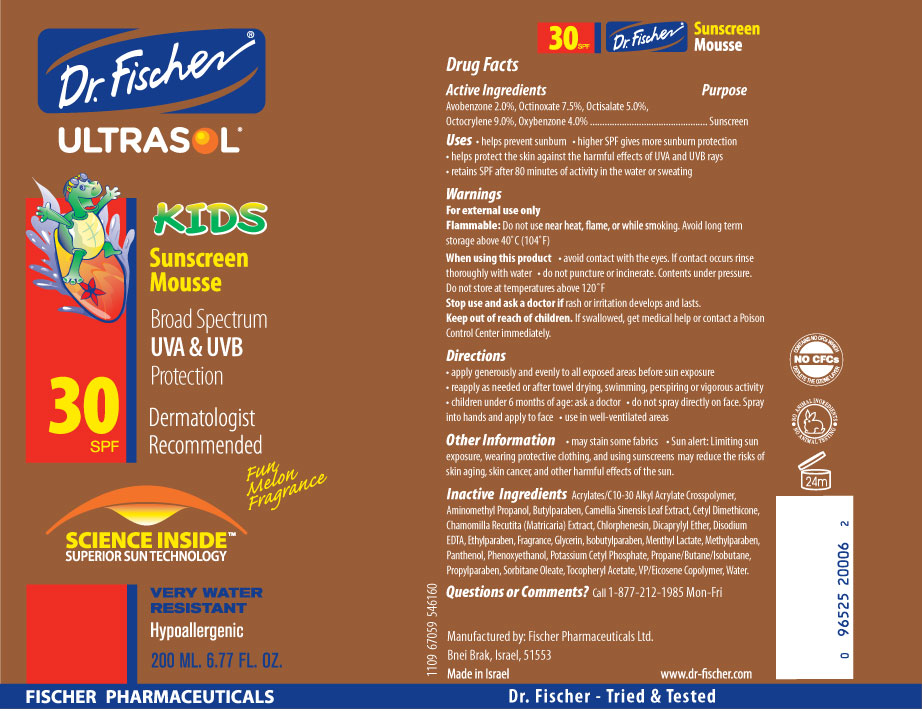 Pill image for Dr. Fischer Ultrasol Spf30 Kids Sunscreen Mousse