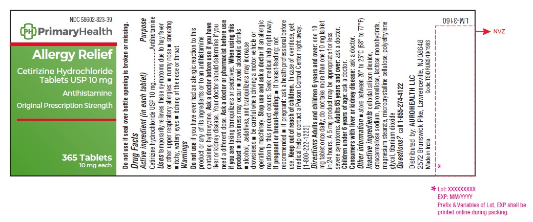 Pill image for Cetirizine Hydrochloride Tablets Usp 10 Mg