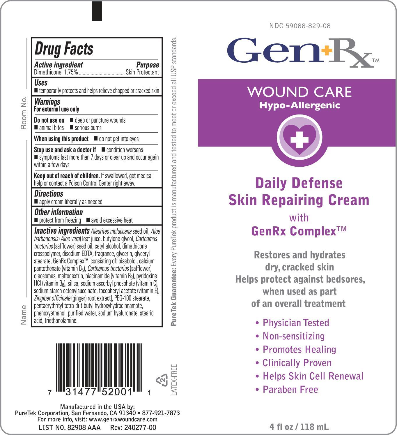 Pill image for Genrx Daily Defense Skin Repairing