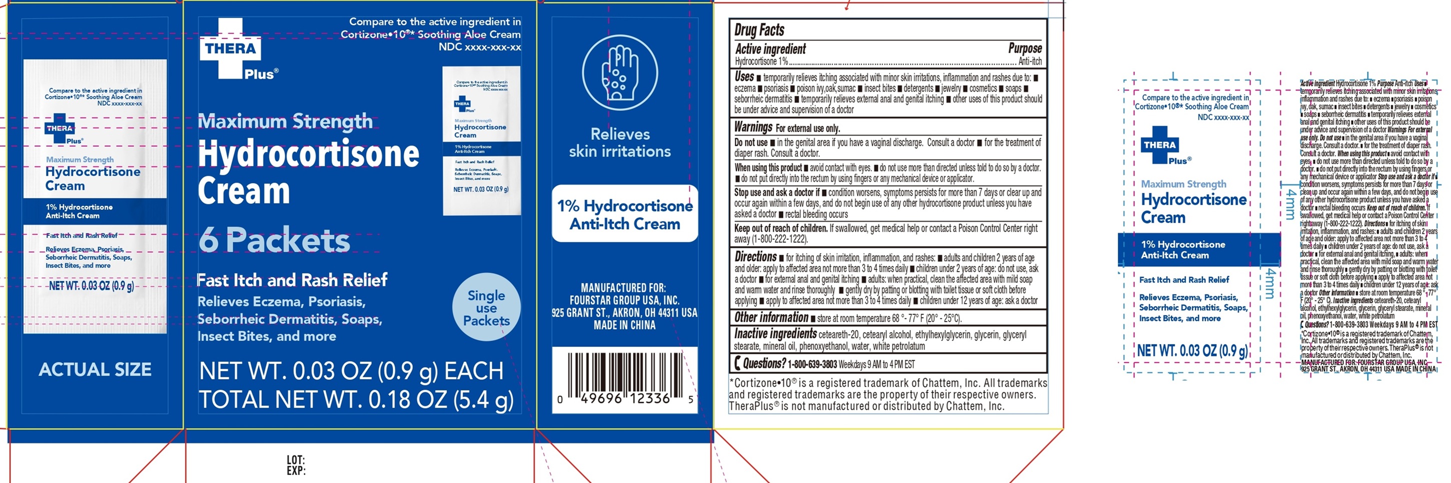 Pill image for Thera Plus Maximum Strength Hydrocortisone Cream