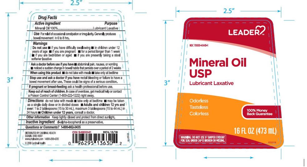 Pill image for Leader Mineral Oil