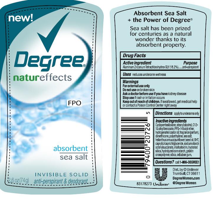 Pill image for Degree Absorbent Sea Salt Antiperspirant Deodorant