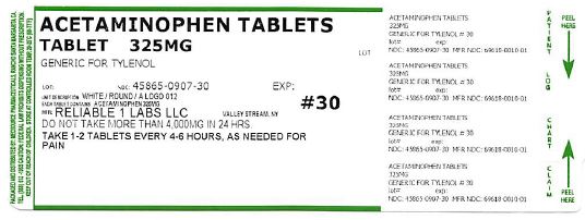 Pill image for Acetaminophen Usp 325 Mg Tablets