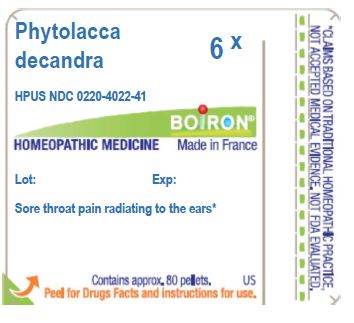 Pill image for Phytolacca Decandra 6x