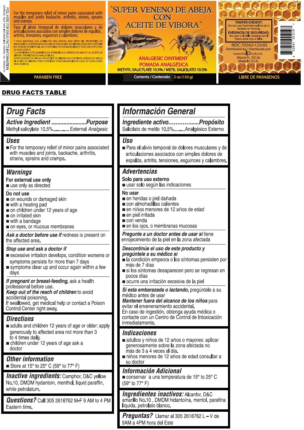 Pill image for Super Veneno De Abeja Con Aceite De Vibora