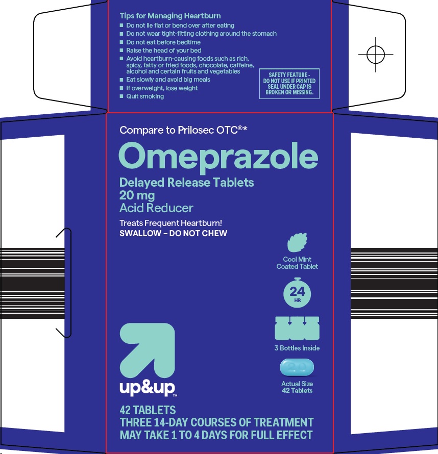 Pill image for Target Corporation Omeprazole Drug Facts