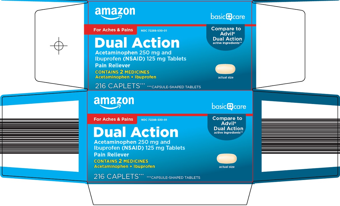 Pill image for Amazon Dual Action Drug Facts