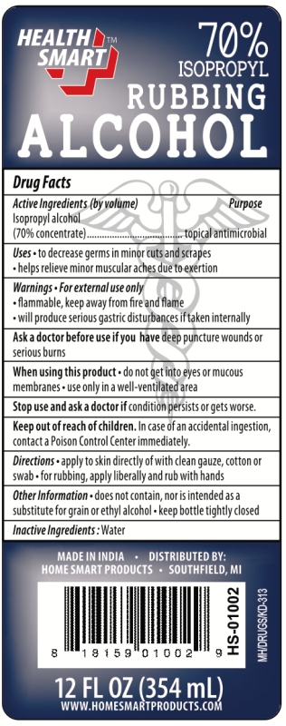Pill image for Health Smart Isopropyl Rubbing Alcohol 70%