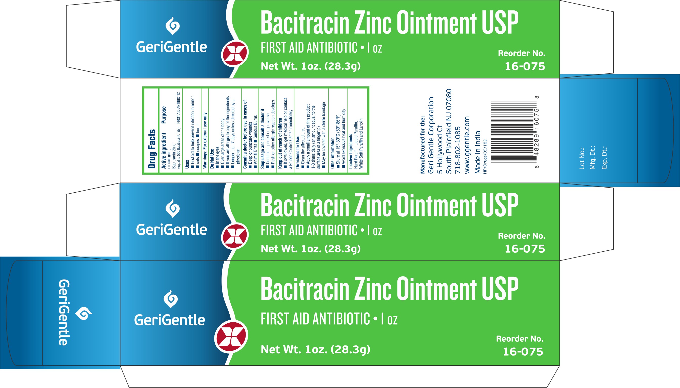 Pill image for Gerigentle-bacitracin Zinc
