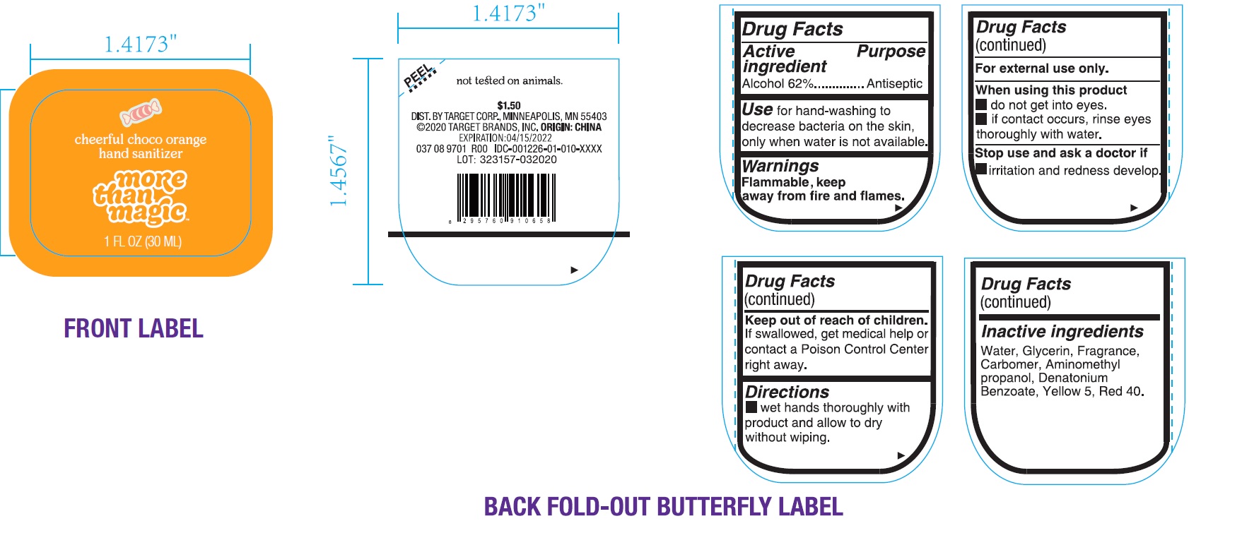 Pill image for Cheerful Choco Orange Hand Sanitizer