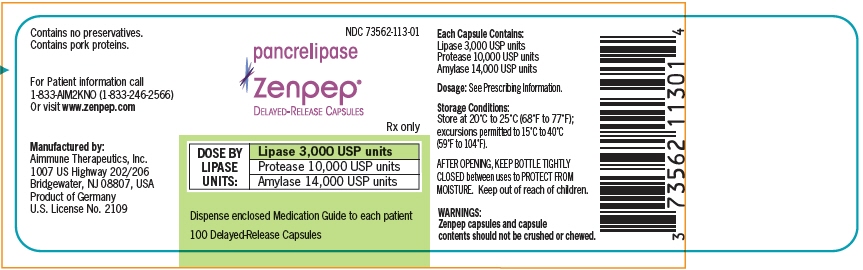 Pill image for These Highlights Do Not Include All The Information Needed To Use Zenpep Safely And Effectively. See Full Prescribing Information For Zenpep.