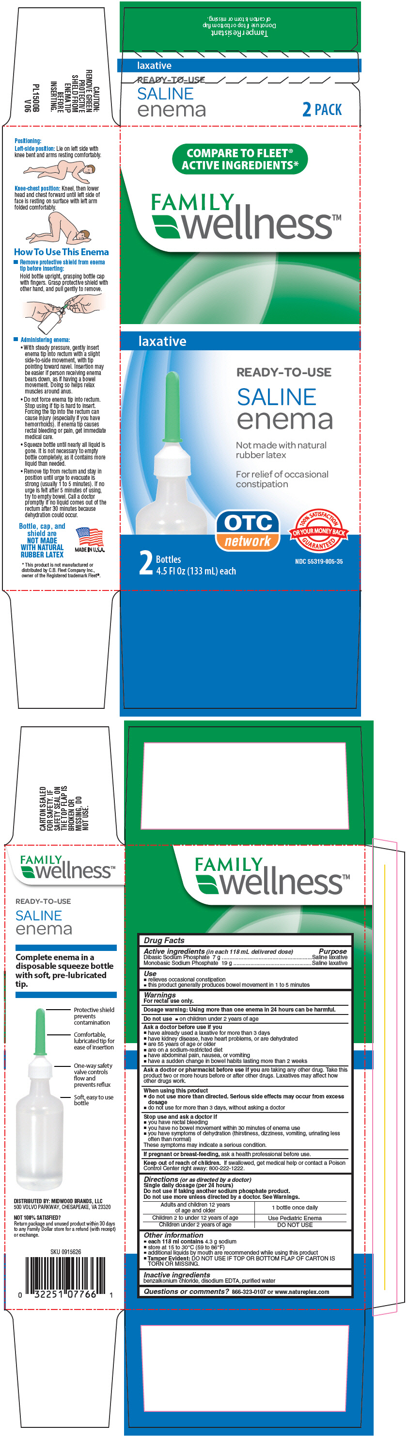 Pill image for Family Dollar Saline Enema Twin Pack