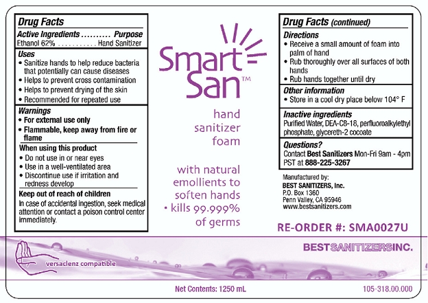Pill image for Smart San Hand Sanitizer Foam 59900-117