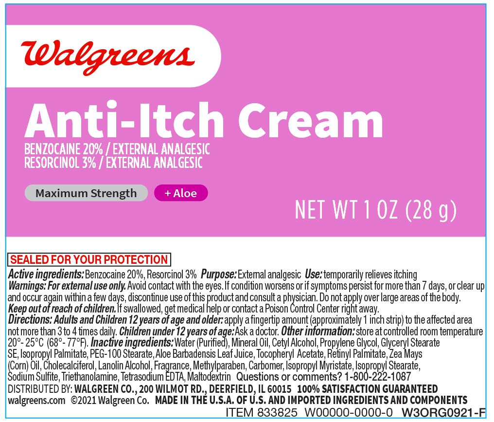 Pill image for Walgreens  Anti-itch Maximum Strength Cream