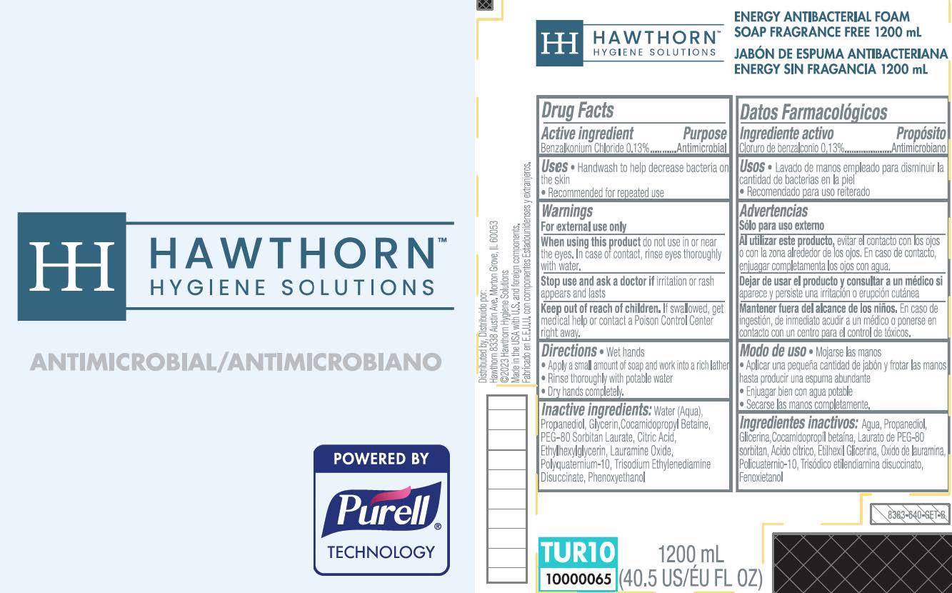 Pill image for Hawthorn™ Hygiene Solutions Energy Antibacterial Foam Soap Fragrance Free 1200 Ml