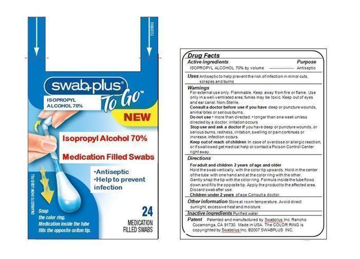 Pill image for isopropyl alcohol 70% filled swab