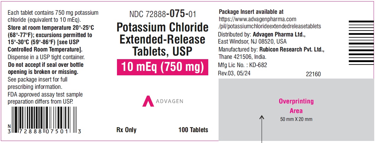 Pill image for These Highlights Do Not Include All The Information Needed To Use Potassium Chloride Extended-release Tablets Safely And Effectively. See Full Prescribing Information For Potassium Chloride Extended-release Tablets.potassium Chloride Extended-release Tablets, For Oral Useinitial U.s. Approval: 1948
