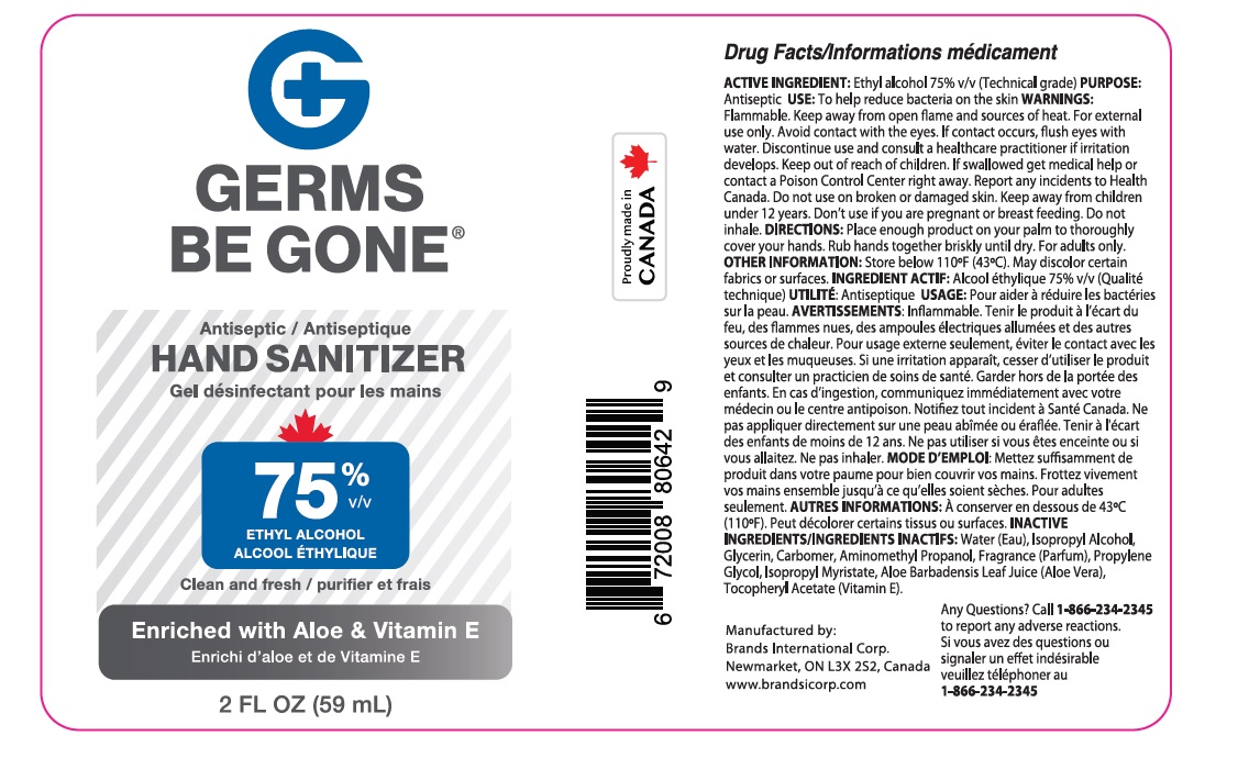 Pill image for Germs Be Gone Hand Sanitizer