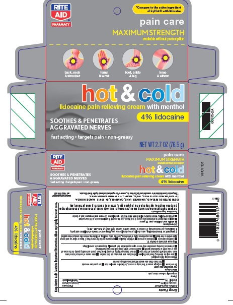 Pill image for Hot And Cold Pain Relieving Cream With Lidocaine- Ra