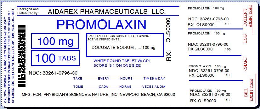Pill image for promolaxin™ docusate sodium stool softener