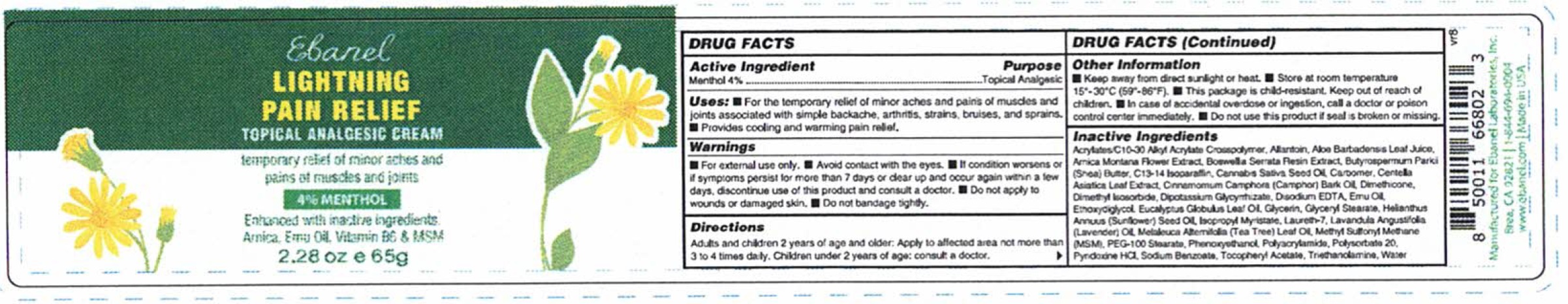 Pill image for lightning pain relief cream