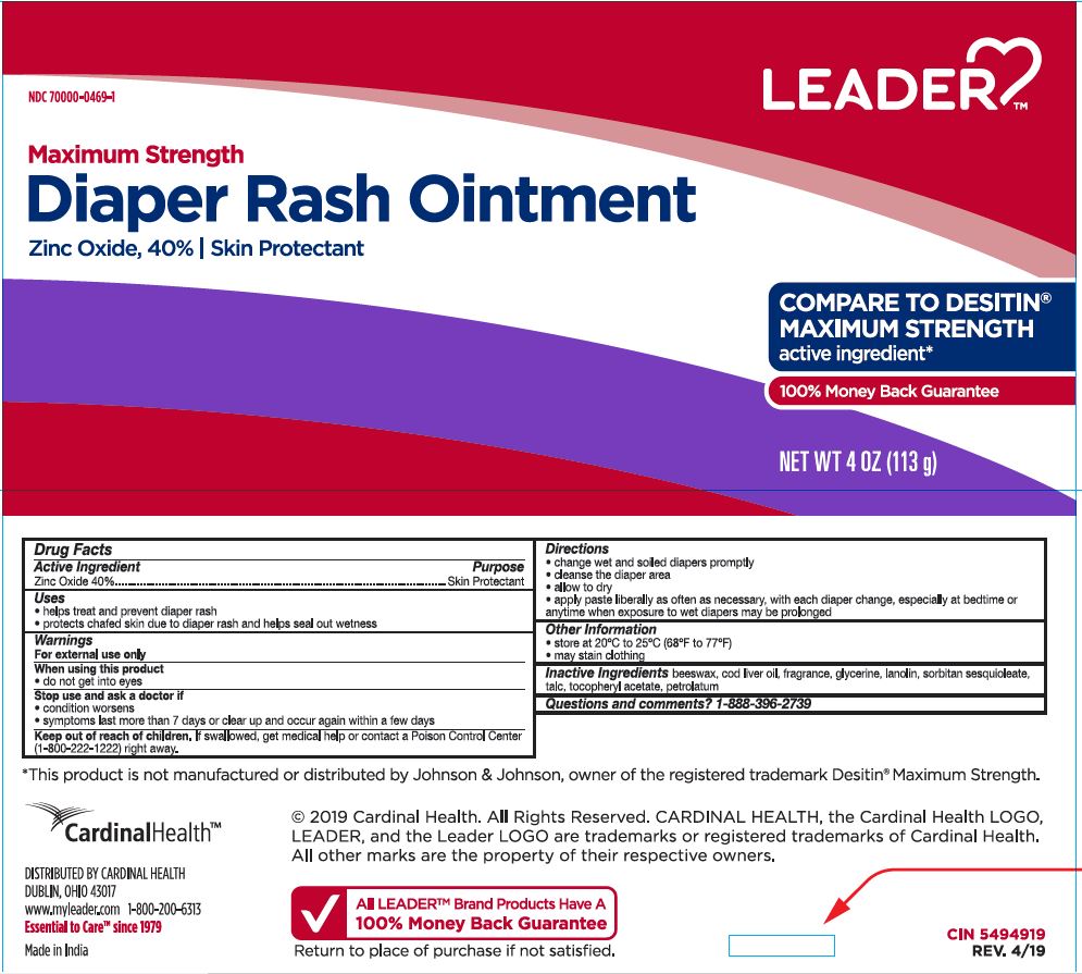 Pill image for Cr-1189 Zinc Oxide 40% Ndc 70000-0469-1