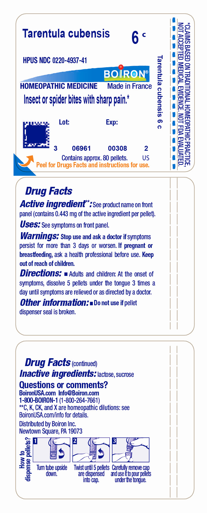 Pill image for tarentula cubensis 6c