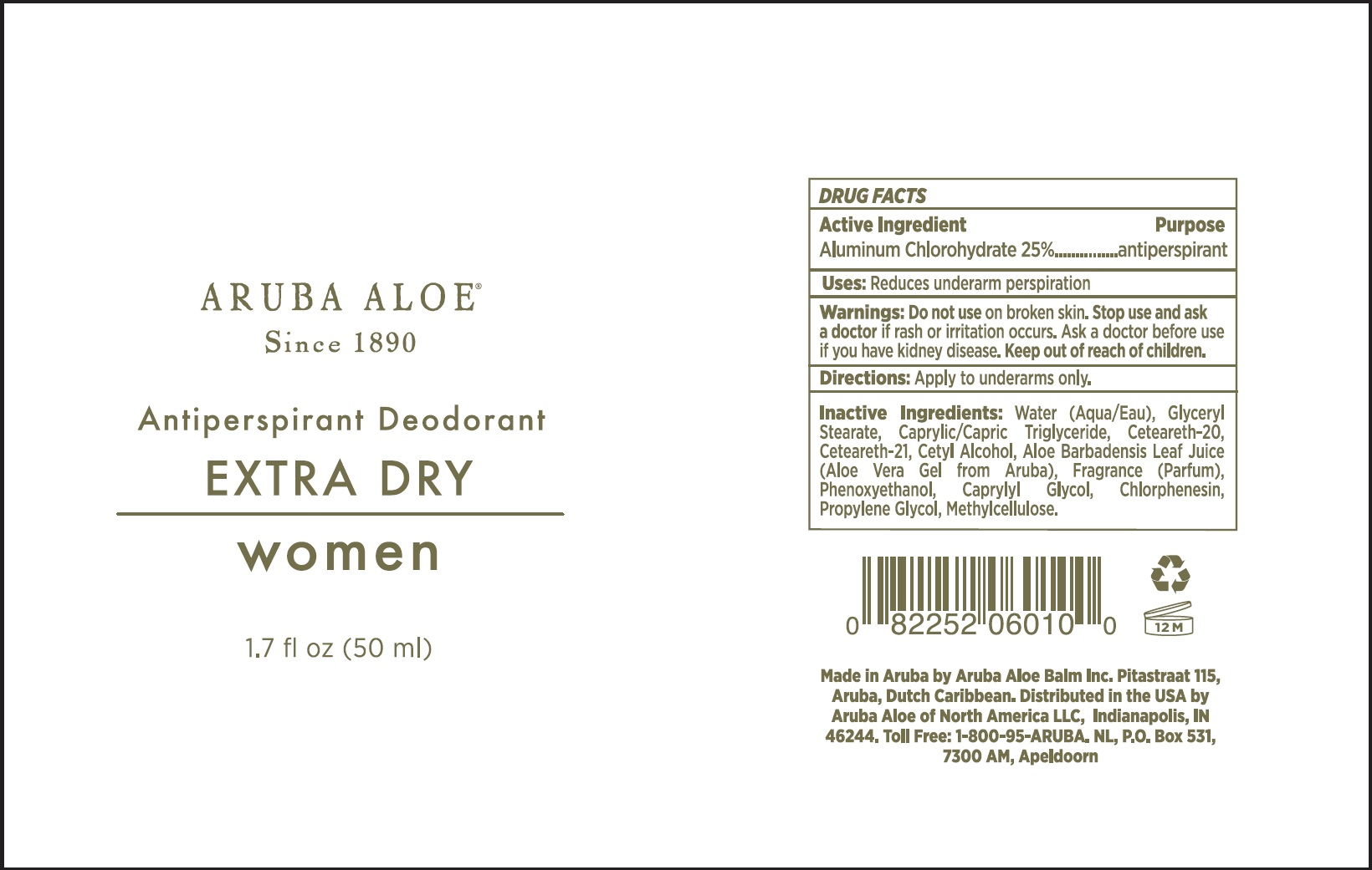 Pill image for Antiperspirant Deodorant Extra Dry Women