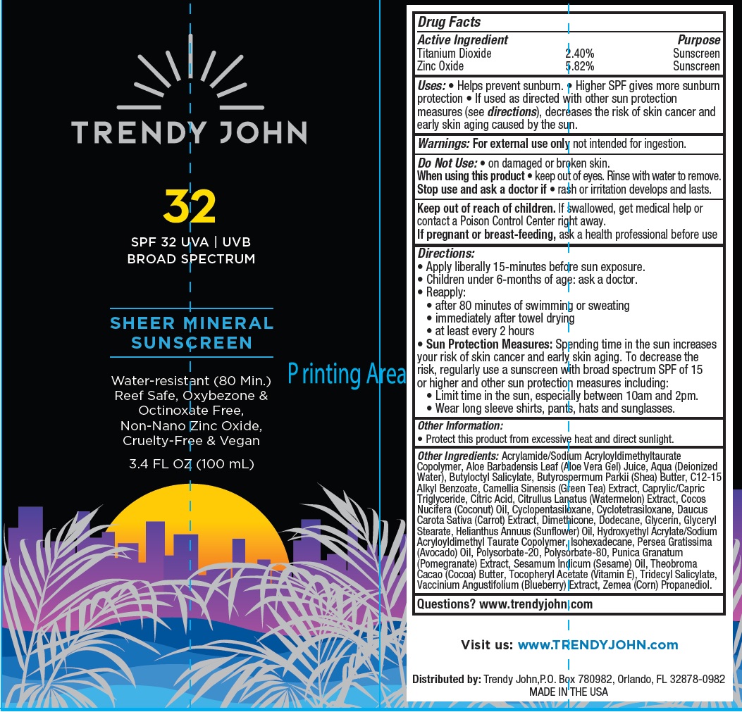 Pill image for trendy john spf-32 sheer mineral sunscreen