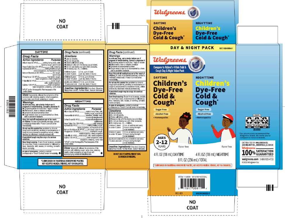 Pill image for Walgreen's Children's Cold & Cough Day & Night Pack