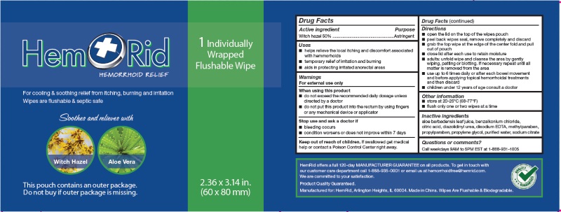 Pill image for Hemrid Medicated Wipes