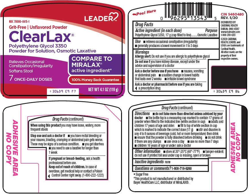 Pill image for Cardinal Health Clearlax®