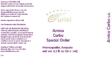 Pill image for Arnica Carbo Special Order