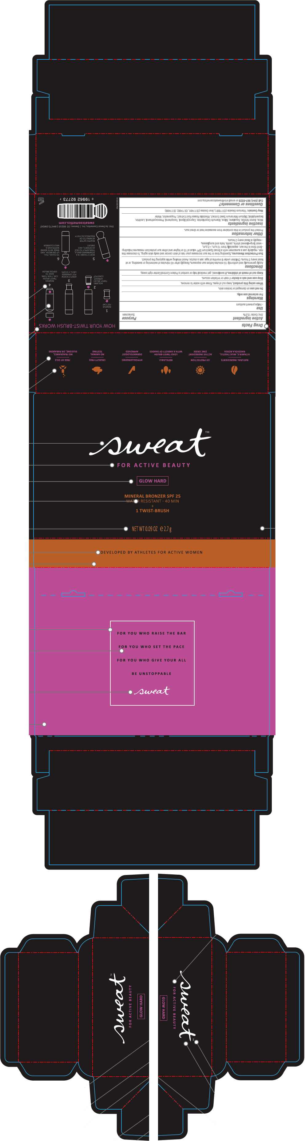 Pill image for Sweat™ Glow Hard Bronzer Spf 25