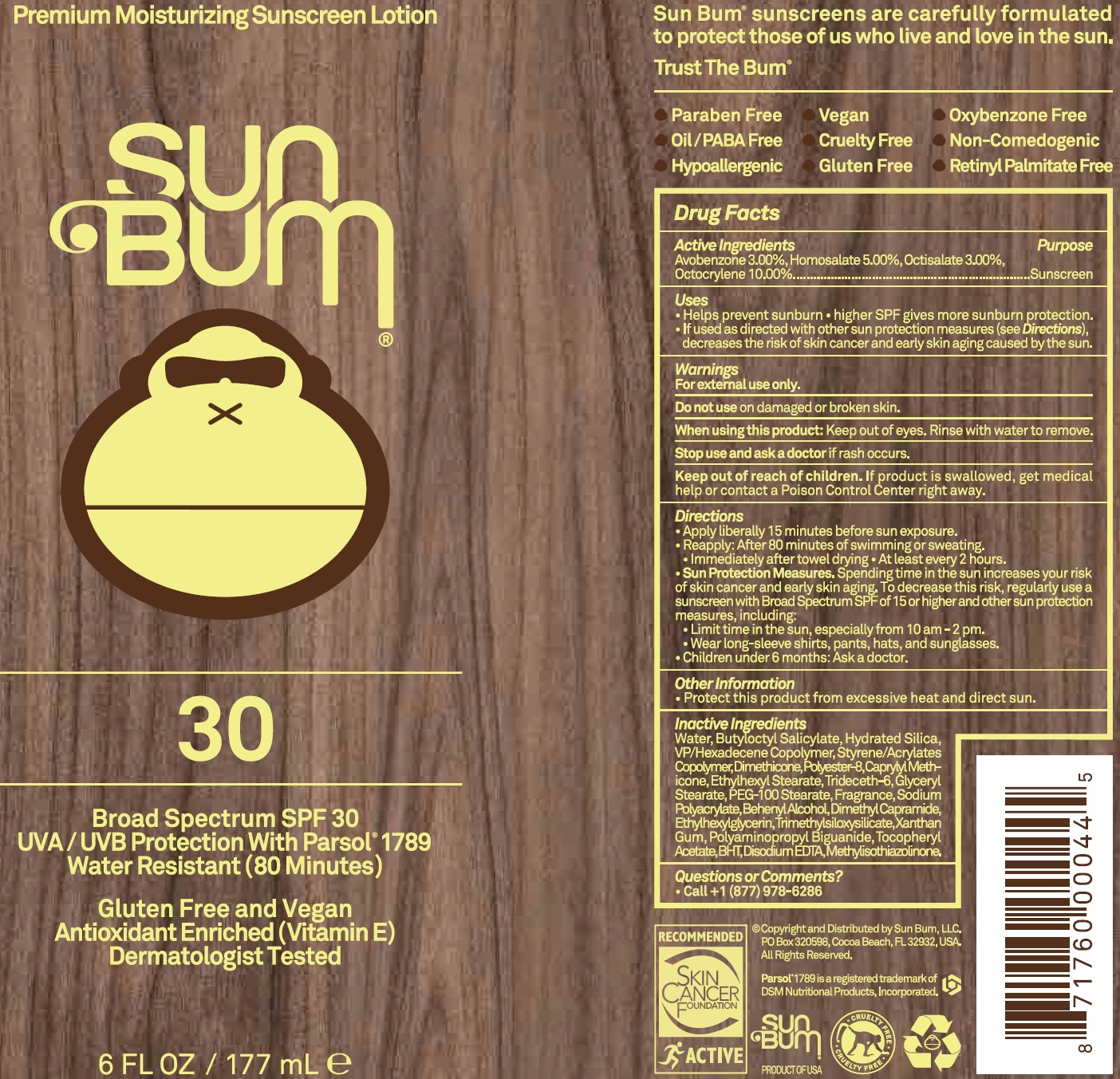 Pill image for sun bum spf 30 premium moisturizing sunscreen