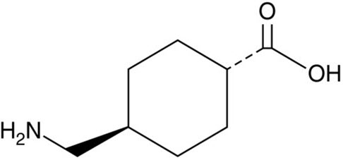 Pill image for these highlights do not include all the information needed to use tranexamic acid injection safely and effectively. see full prescribing information for tranexamic acid injection.