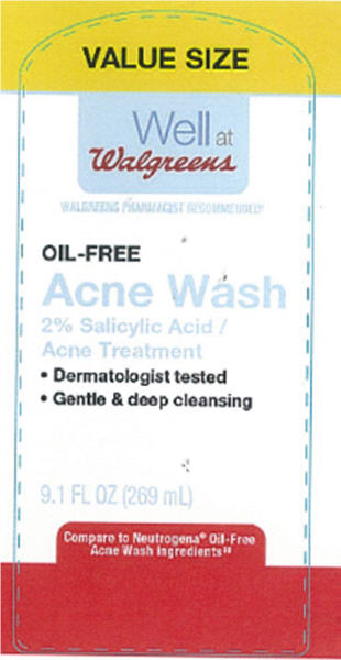Pill image for Well At Walgreens Oil-free Acne Wash