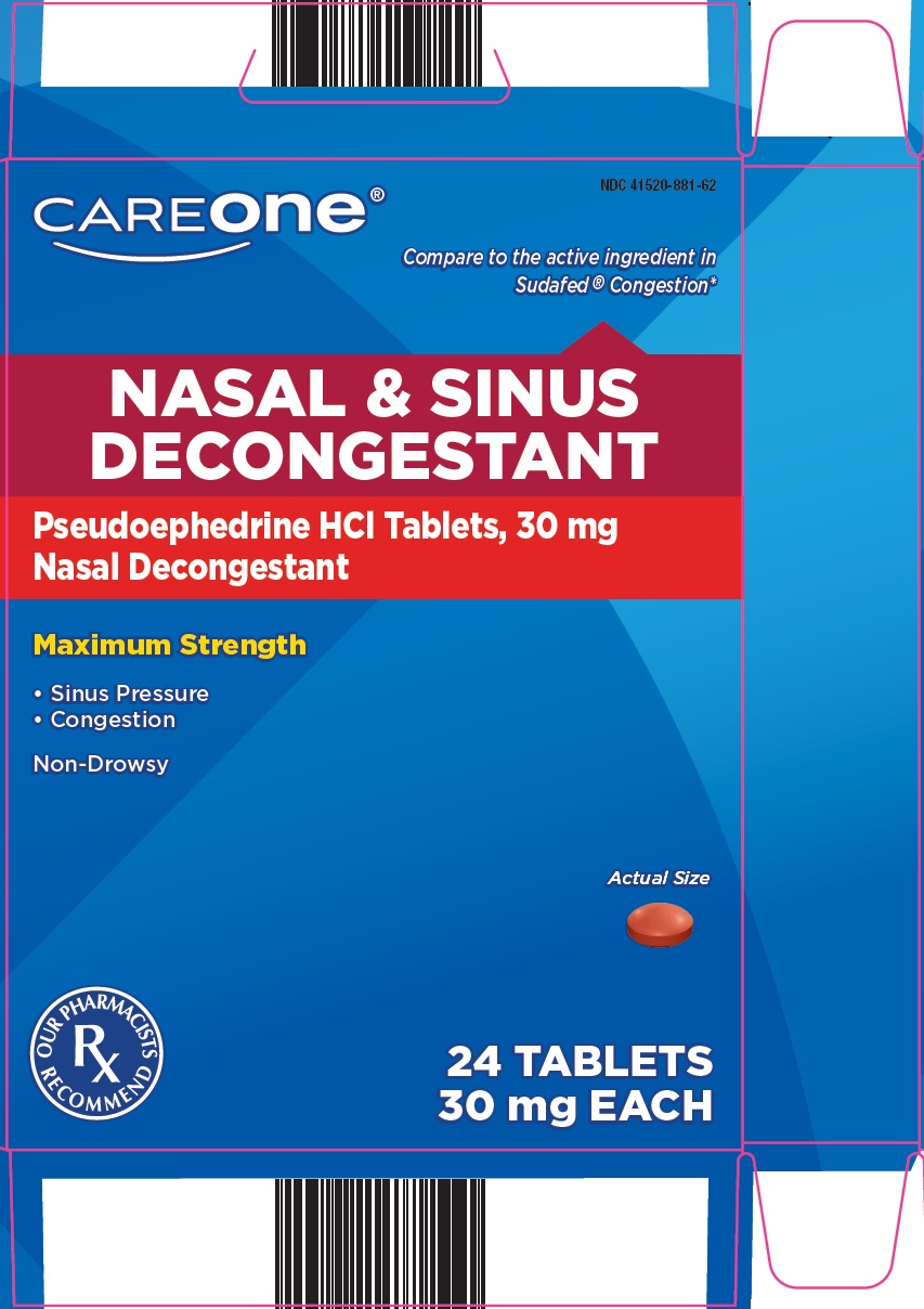 Pill image for American Sales Company Nasal & Sinus Decongestant Drug Facts