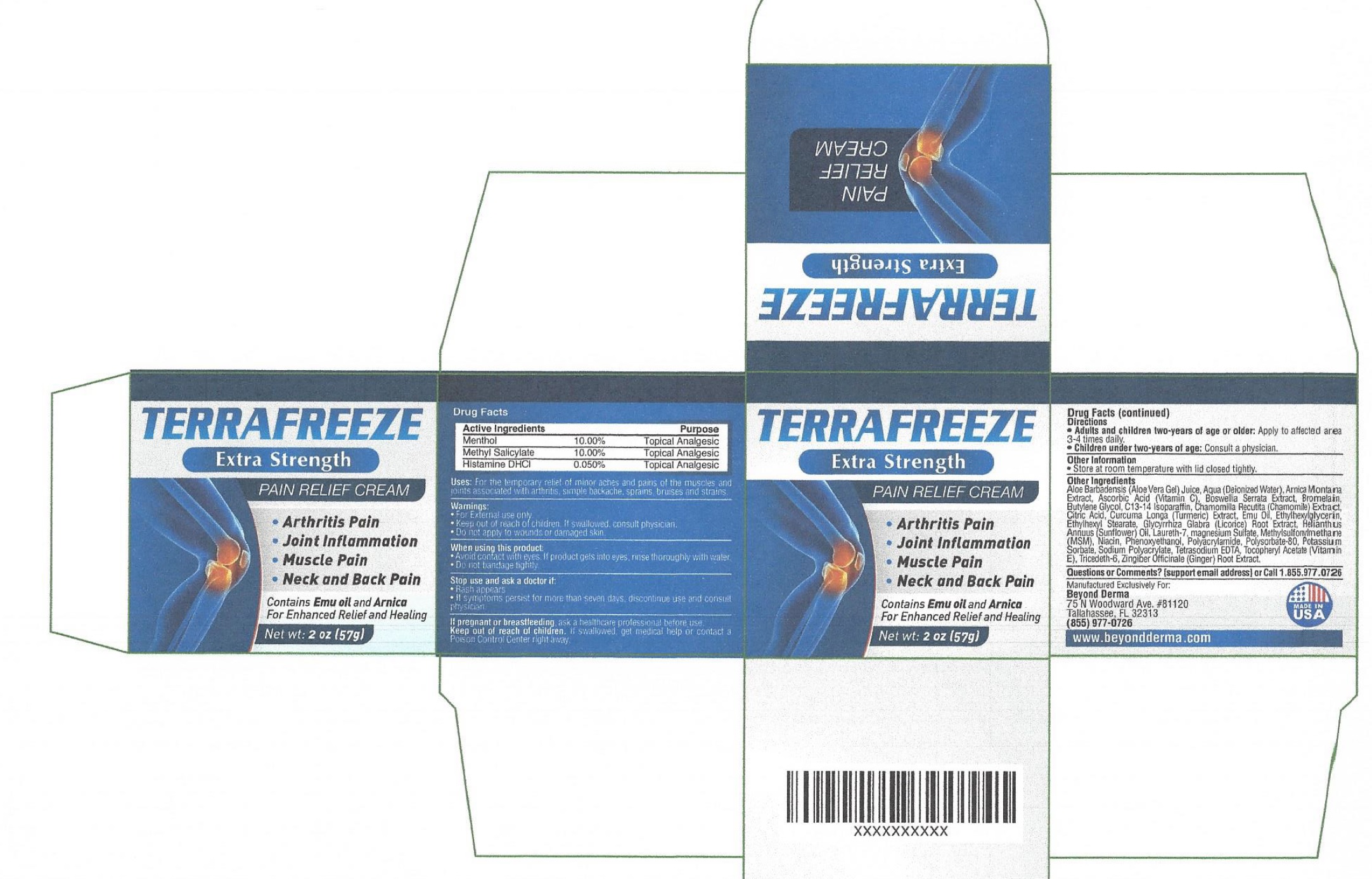 Pill image for Terrafreeze Pain Relief Cream