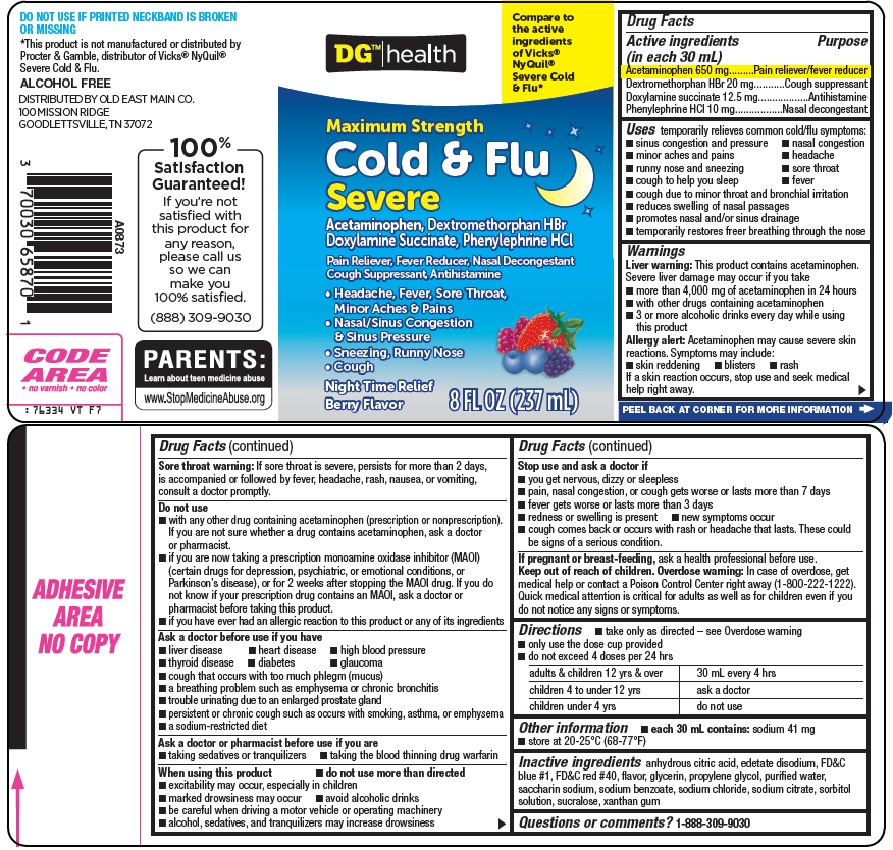 Pill image for Dolgencorp, Llc Cold & Flu Drug Facts
