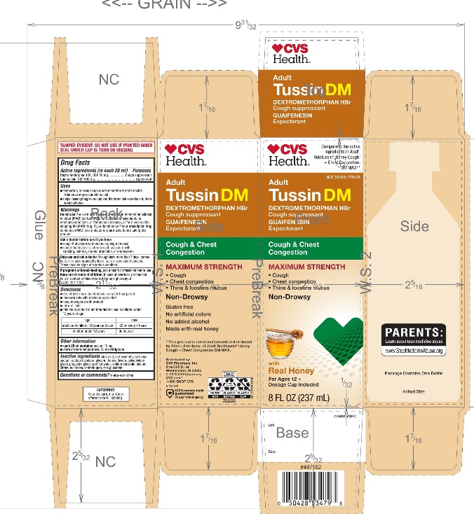 Pill image for Cvs Adult Cough And Chest Congestion Dm With Honey