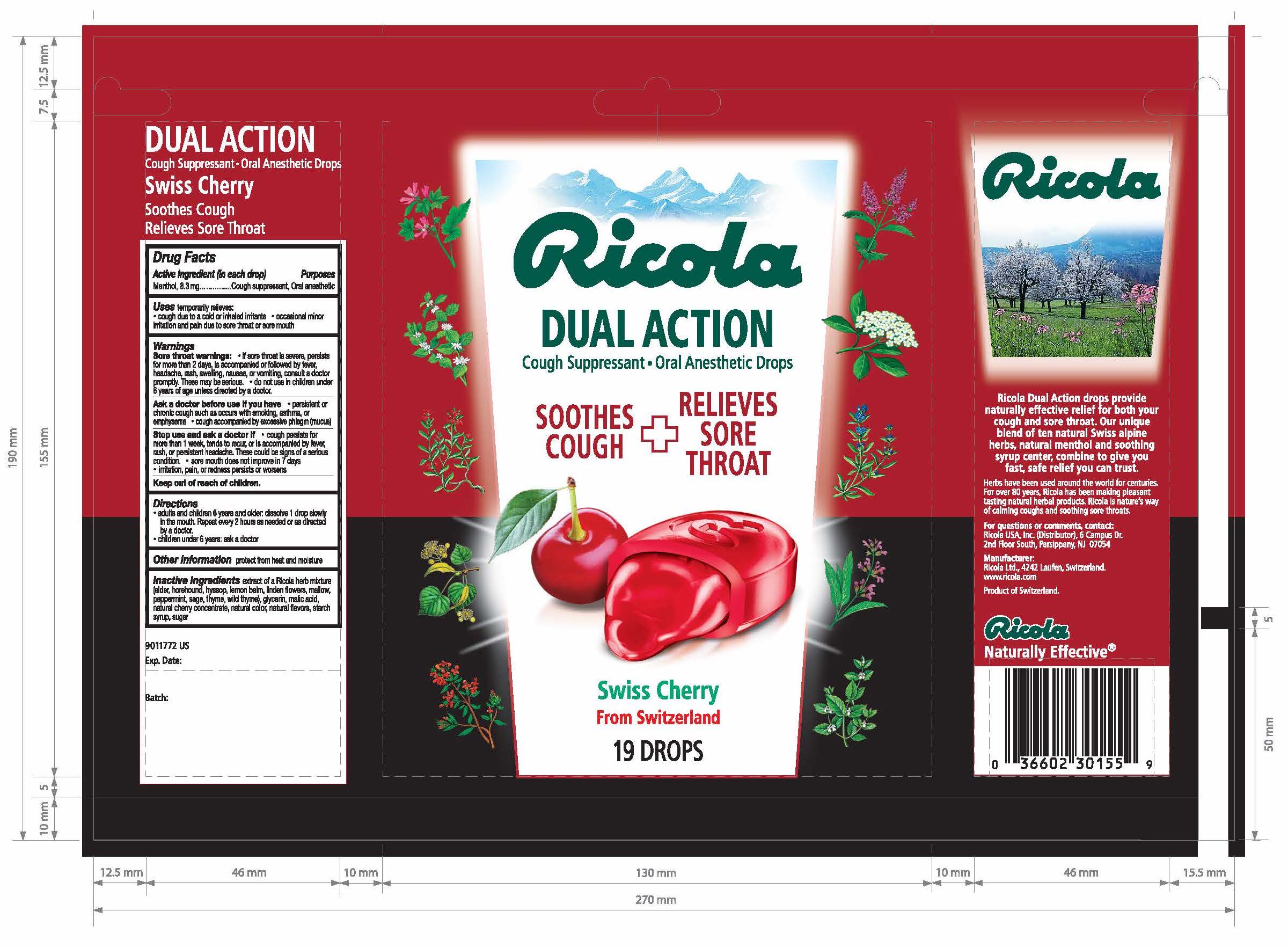 Pill image for Dual Action Cherry Cough Suppressant Oral Anesthetic