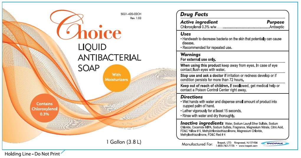 Pill image for Inoderm Choice Antibacterial Soap