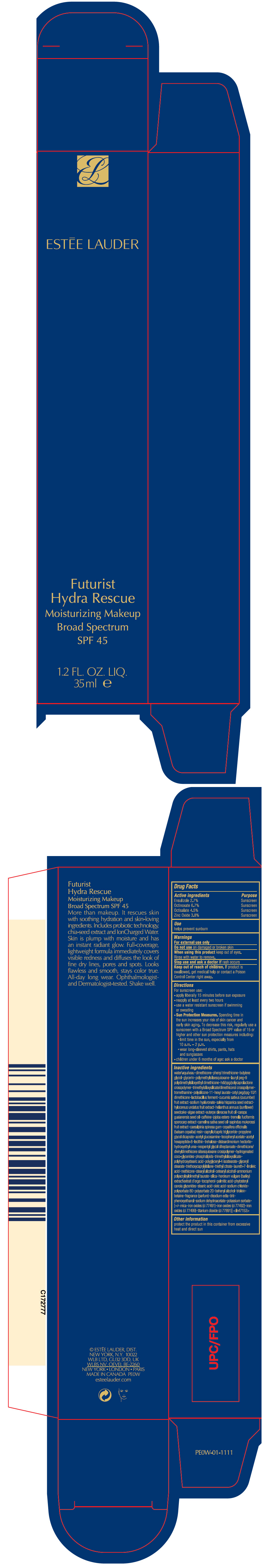 Pill image for Futurist Hydra Rescue Moisturizing Makeup Broad Spectrum Spf 45