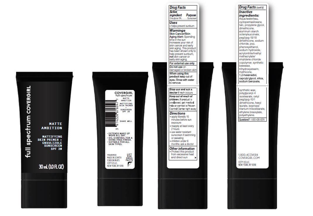 Pill image for Covergirl Full Spectrum Matte Ambition Primer Spf 20