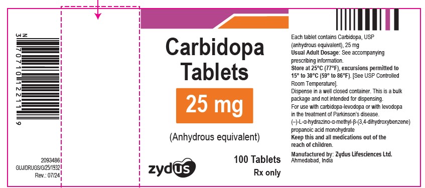 Pill image for Carbidopa Tablets
