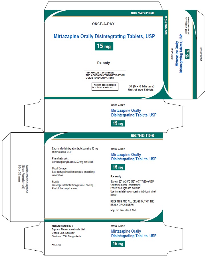 Pill image for Mirtazapine Orally Disintegrating Tablets