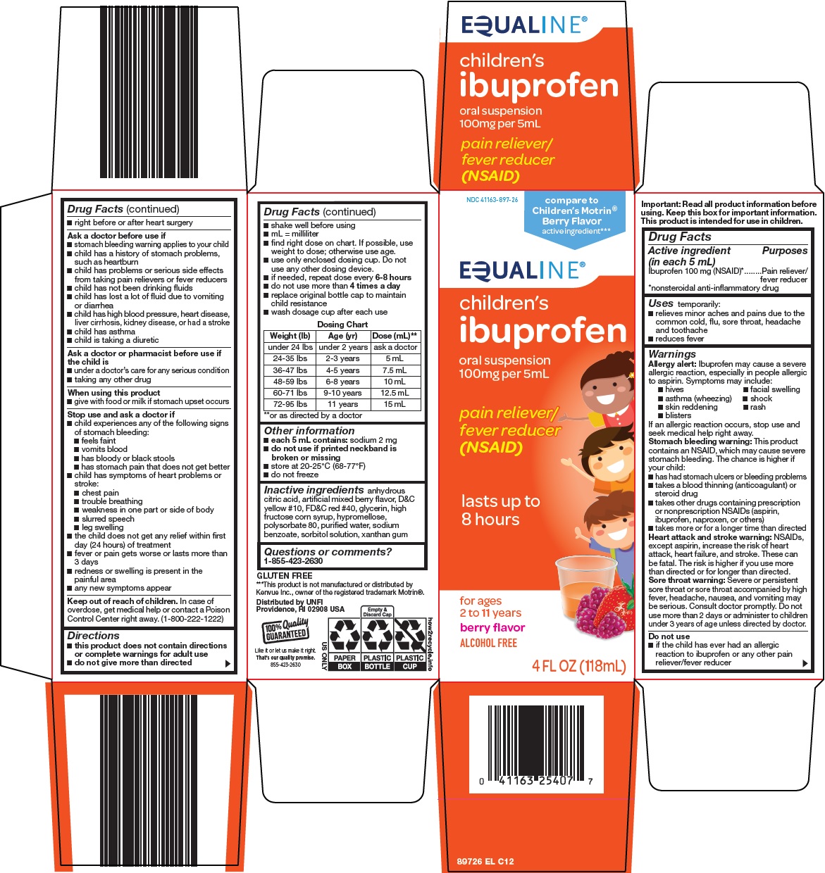 Pill image for Supervalu Inc. Ibuprofen Oral Suspension Drug Facts