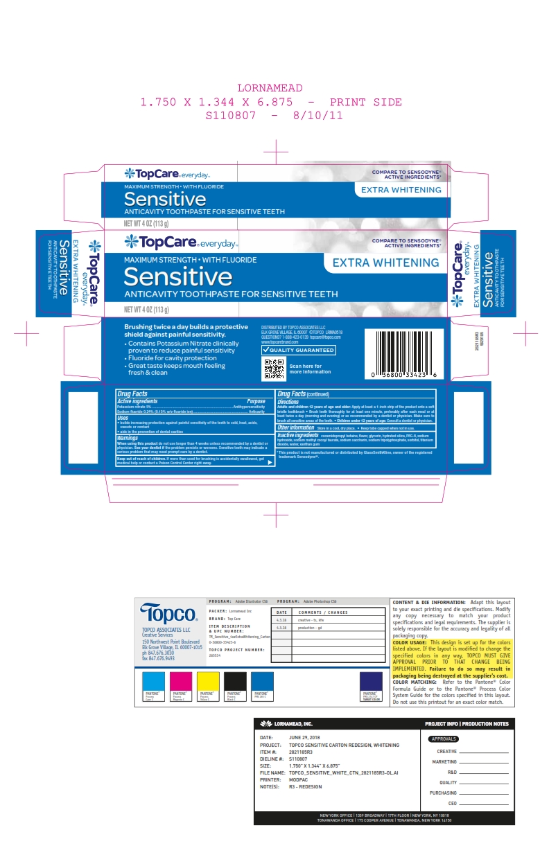 Pill image for 5820185 Topcare Max Str Sensitive Extra Whitening